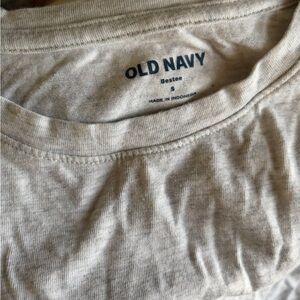 Old Navy Light Heather Gray Crewneck Tee